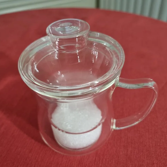 Glass Infuser Mug For Loose Leaf Tea - 300ml - Picture 2 of 7